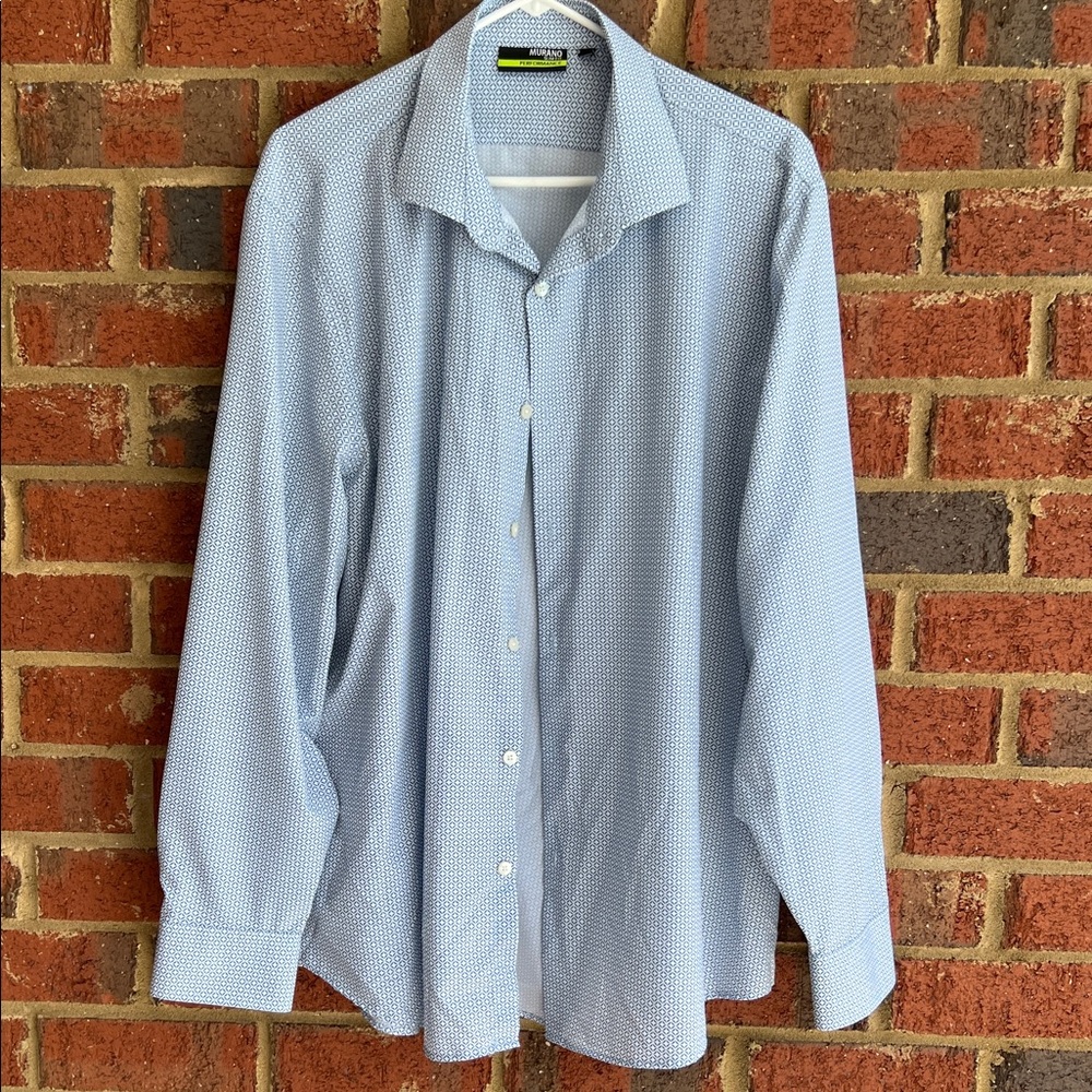 Men's MuranoBlue Checkered Shirt